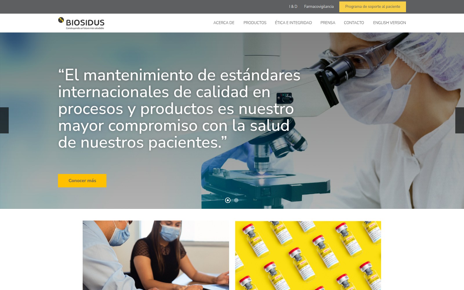 Biosidus corporate site