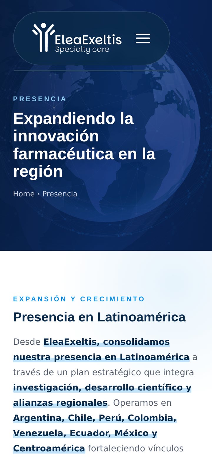 Presencia regional en mobile