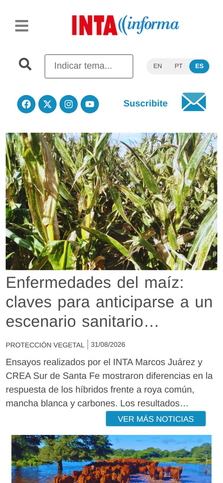 INTA Informa on mobile